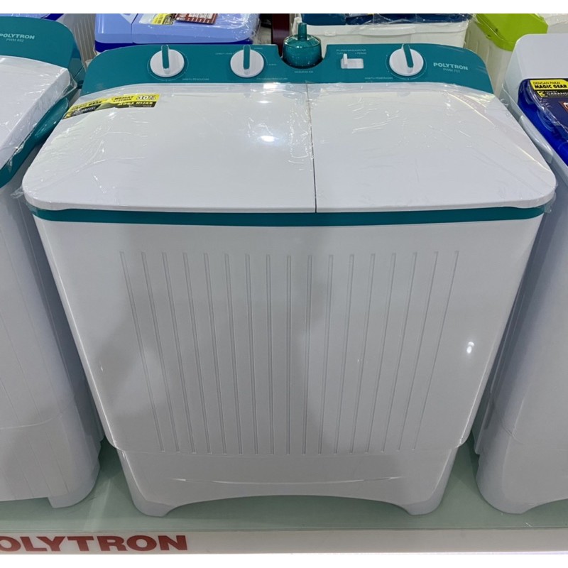 Mesin Cuci Polytron 2 Tabung PWM752 / 7kg PWM752G / PWM752R