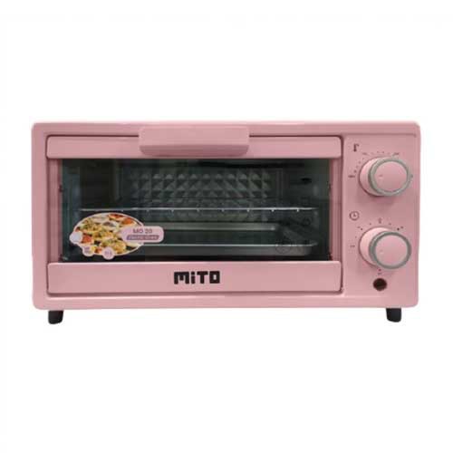 TERBARU MITO Oven Listrik Mini Electric Oven MITO MO 20 MO-20 Kapasitas 11 Liter PINK/PUTIH GARANSI RESMI