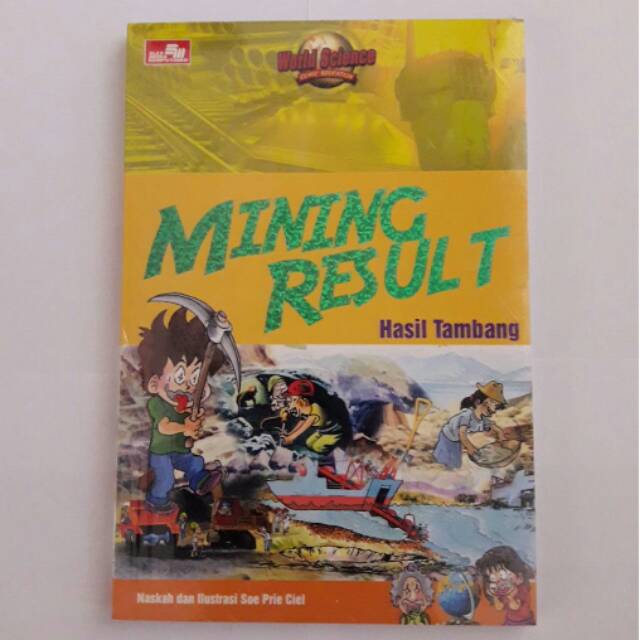 Buku Pengetahuan Komik Anak Bergambat Hasil Tambang Full Color Mining Result Tebal