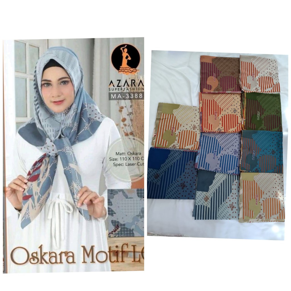 Jilbab Motif Oskara Lc