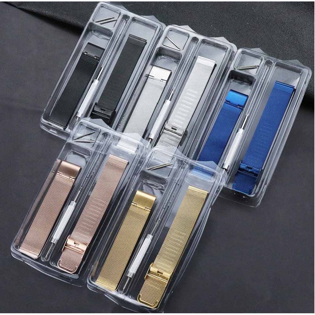 Strap Mesh  Tali Jam Rantai Milanese DW AC Smartwach Tali Strap Rantai Pasir Apple Watch Samsung Gal