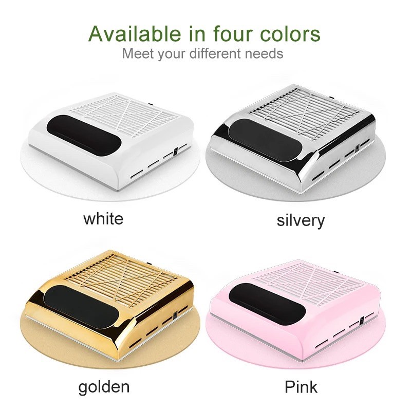 NAIL DUST COLLECTOR PROFFESIONAL / alat sedot debu manicure arm rest with dust collector nailart