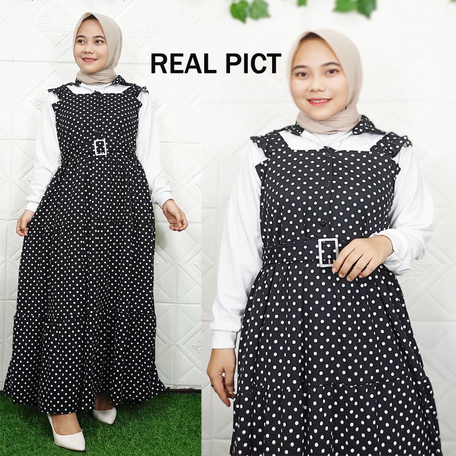 WINDY ONDE POLKADOT MAXI GAMIS GL FASHION