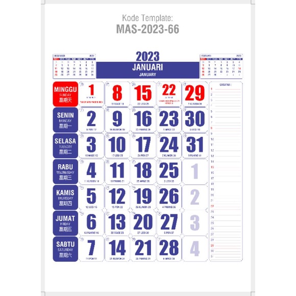 Kalender jawa 2023 murah