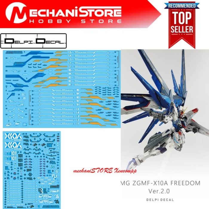 Water Decal MG Freedom 2.0 Gundam by DELPI