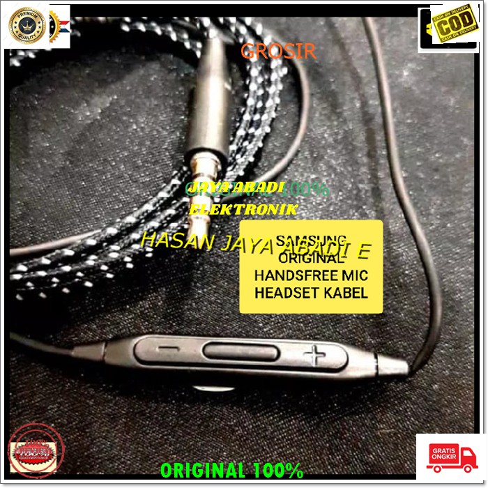 J193 SAMSUNG HEADSET NOTE 8 HP 3.5MM HANDSFREE STEREO DOBEL BASS SUPER EARPOD GALAXY HEADSET HANDSFREE HEADPHONE EARPHONE MUSIC VOKAL AUDIO SOUND EARPOD IN EAR KARET KARAOKE MEGA BAS ORIGINAL SAMSUNG HEADSET HEADPHONE BISA KE SEGALA GADGET SUARA JERNIH