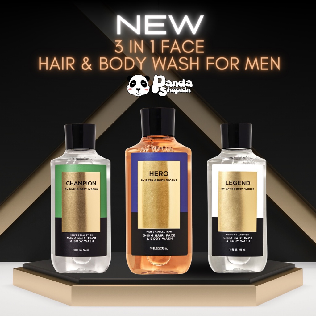 BBW 2 in1 Hair and Body Wash for Men