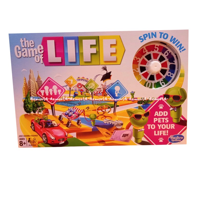 The Game Of Life Hasbro Adventures Edition Permainan Monopoli English Luar Negeri The Gameoflife Add Pets