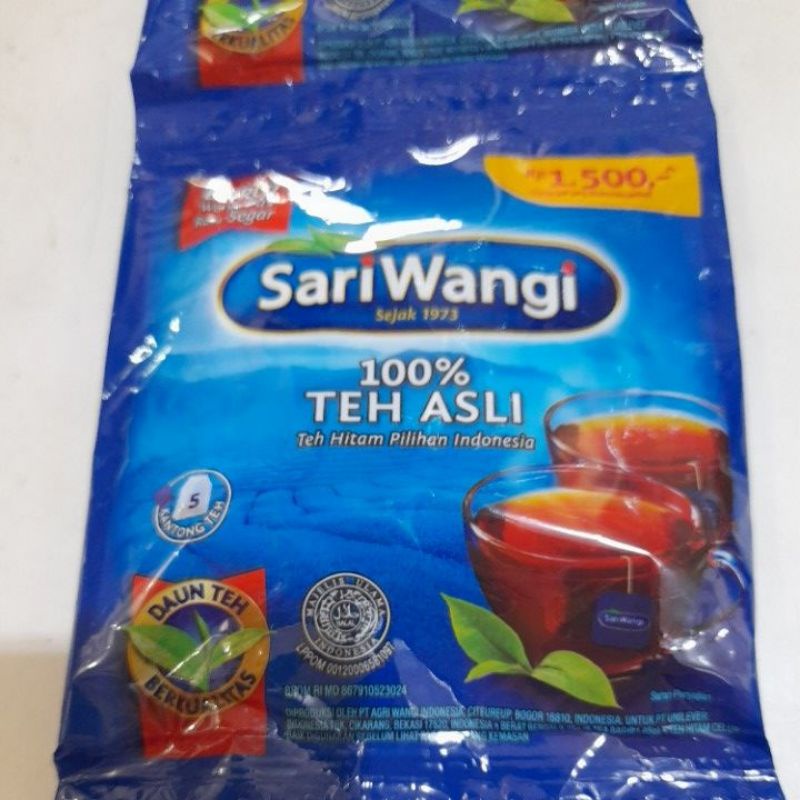 

Teh sari wangi isi 5 kantong