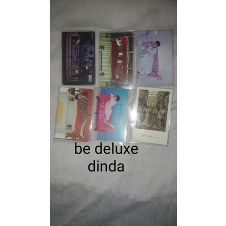 wts pc be deluxe bts taehyung , jhope , rm , jin, polaroid