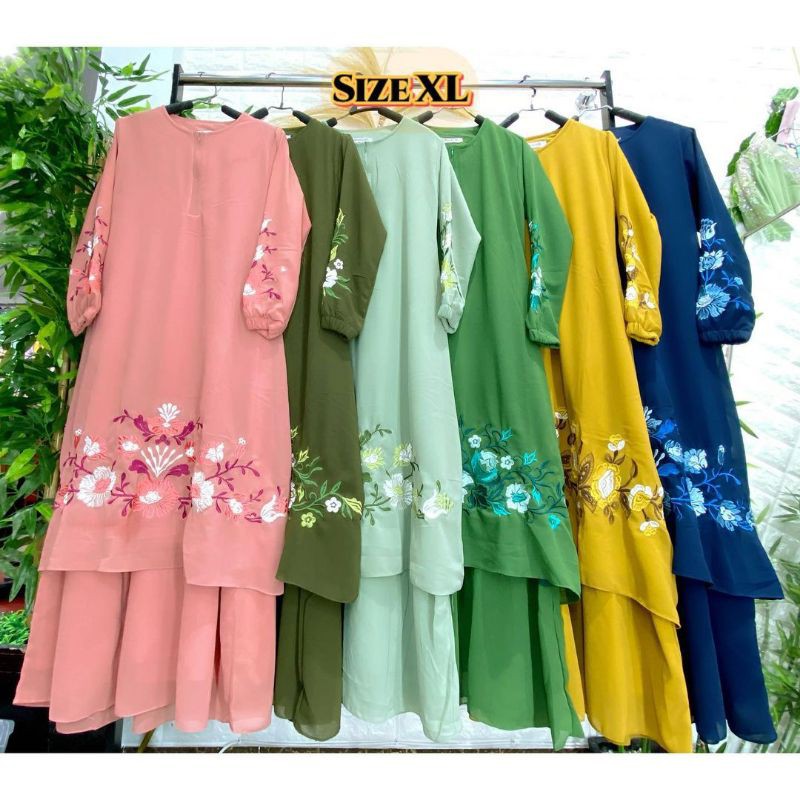 Gamis Malaysia Bordir Anak