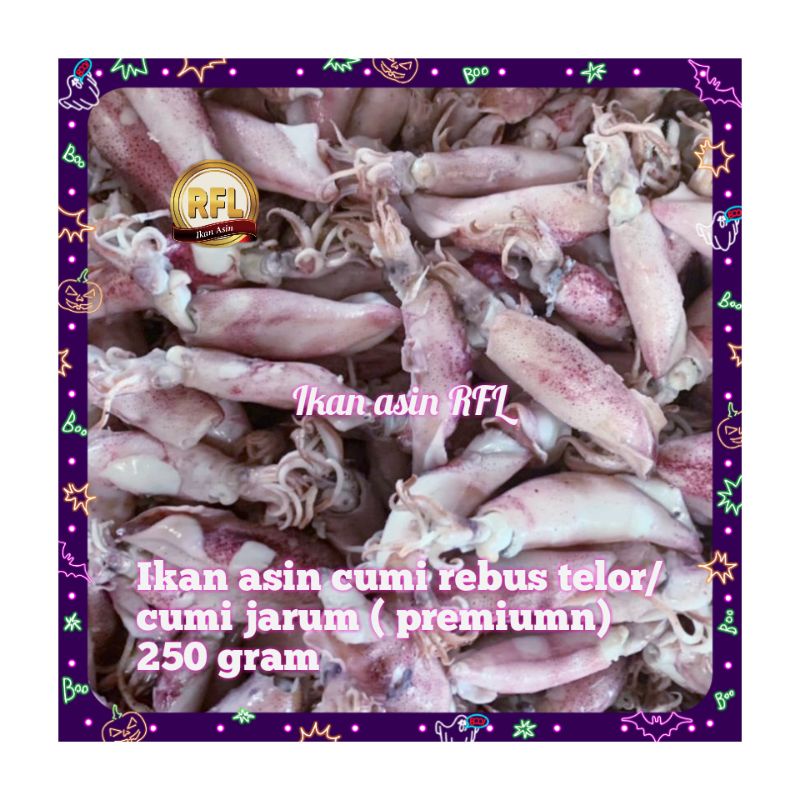 

ikan asin / cumi asin / cumi rebus telor premium 250 gram