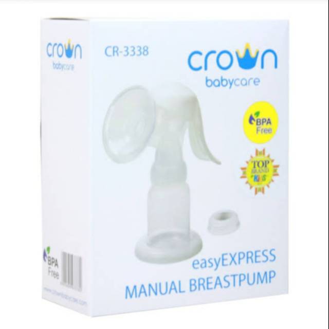 Pompa asi + kantong asi crown