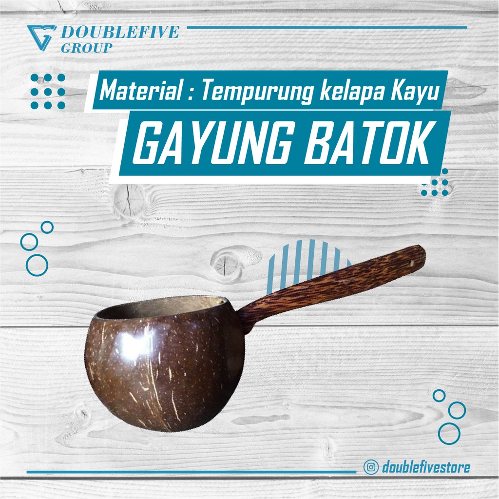 Gayung Batok Kelapa Gayung - Wooden