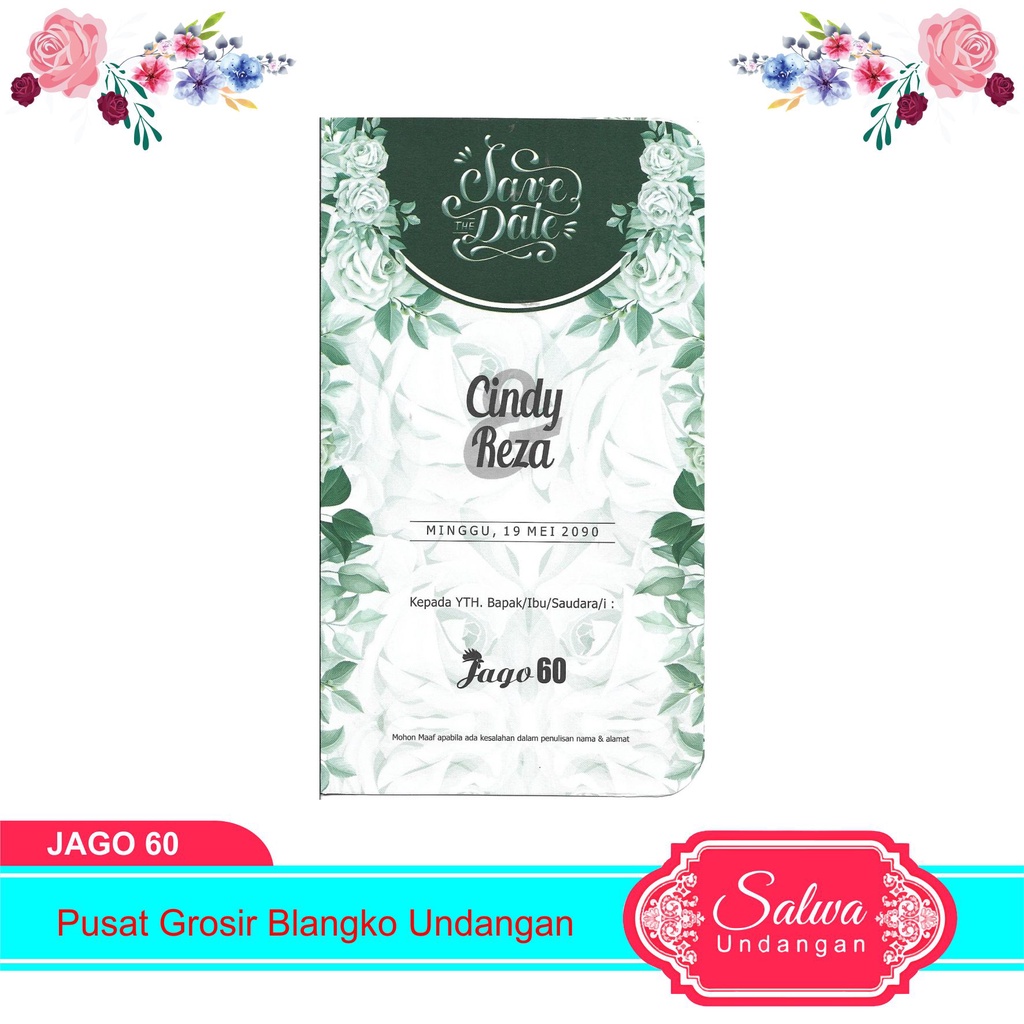 Blangko Undangan Jago 60 Harga Murah