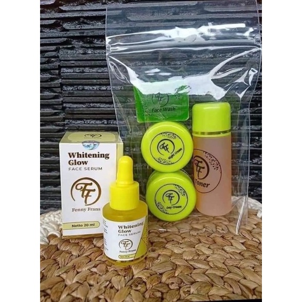 Paket glowing FF cream + serum whitening