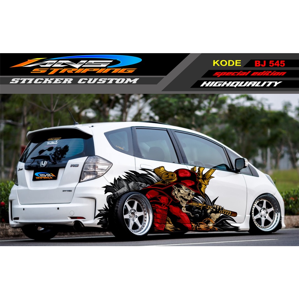 STICKER VARIASI MOBIL JAZZ BRIO AGYA SIGRA YARIS / DECAL MOBIL / STIKER DECAL MOBIL TERBARU