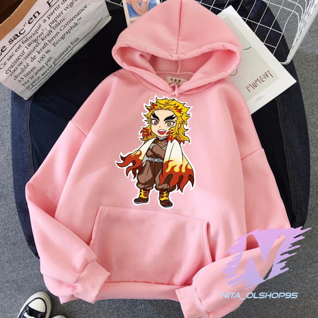 HOODIE KARAKTER PILAR API SWETER ANAK ANIME DEMON SLAYER