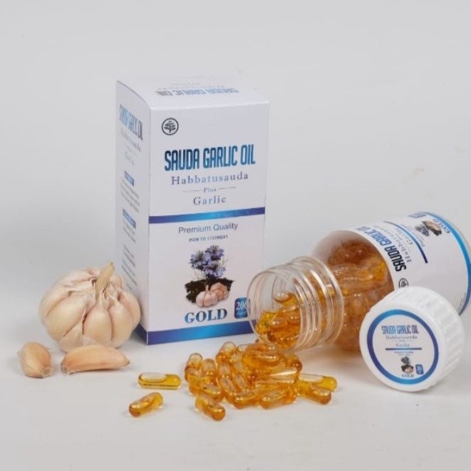 SAUDA GARLIC OIL Gold 200 kapsul - Habbatussaudah Plus Garlic