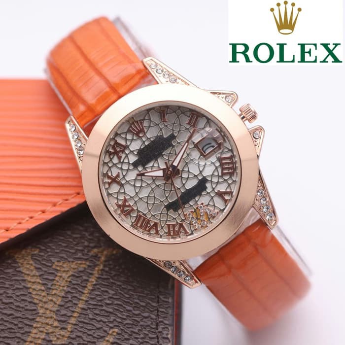 Jam Tangan Wanita Rolex Tali Kulit II