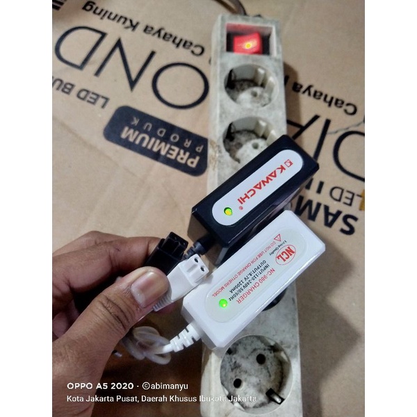 charger senter kepala 100watt/150w/200w 1200 mA gepeng angka 8 ncl