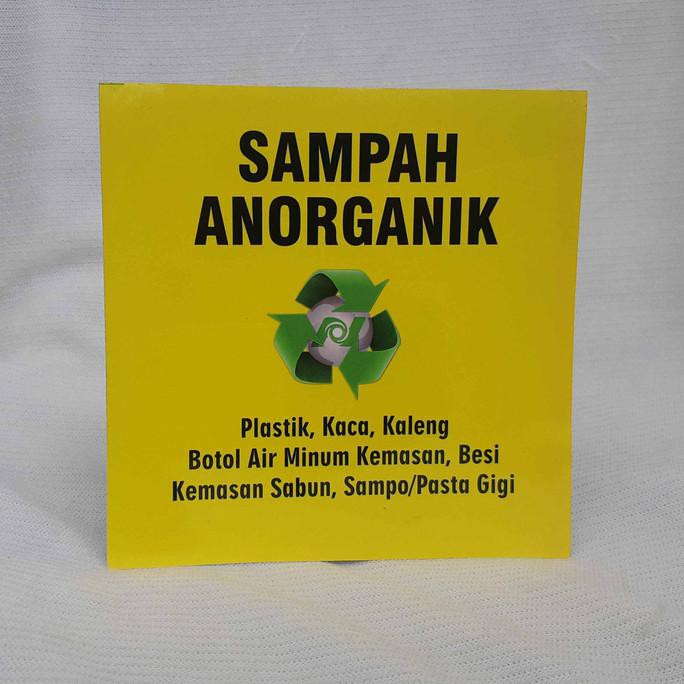 Stiker Sampah Organik Anorganik Anorganik Terbaru Shopee Indonesia