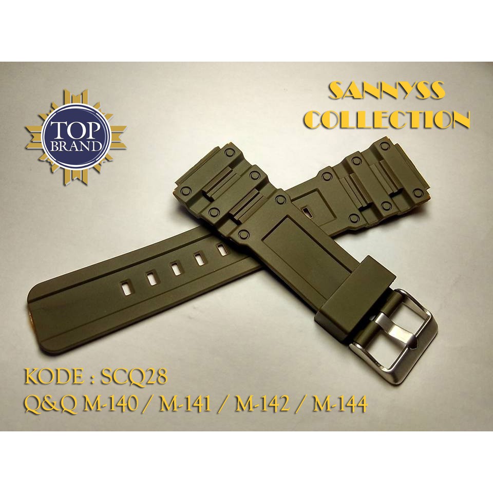 STRAP TALI JAM Q&Q QNQ QQ M-140 - M 140 - M140 HIJAU ARMY