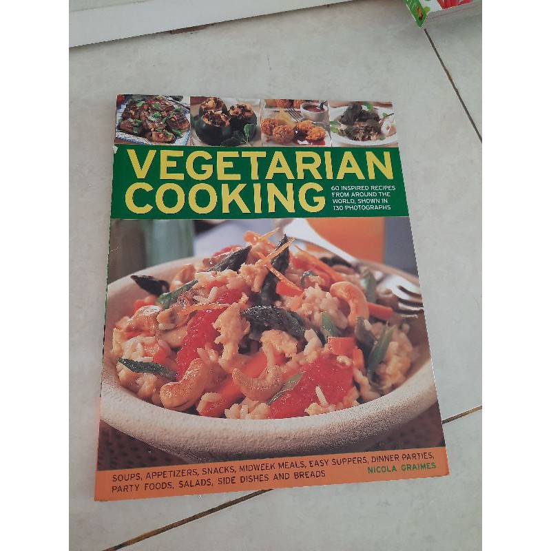 Vegetarian Cooking Book Preloved