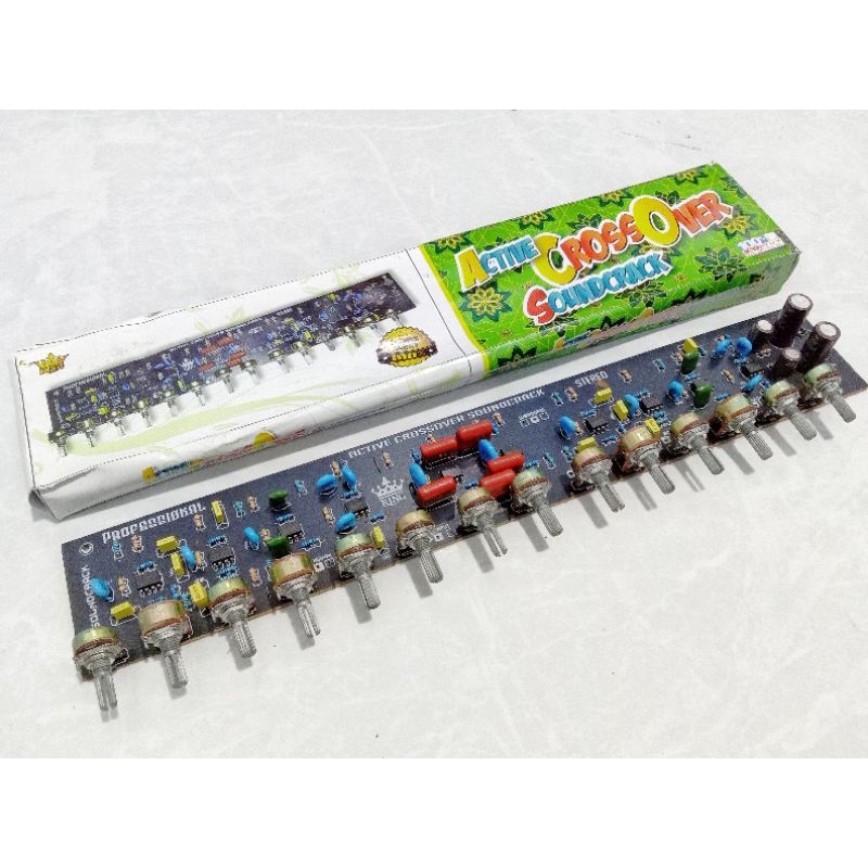 Kit crossover aktif 4 way plus subwoofer king product