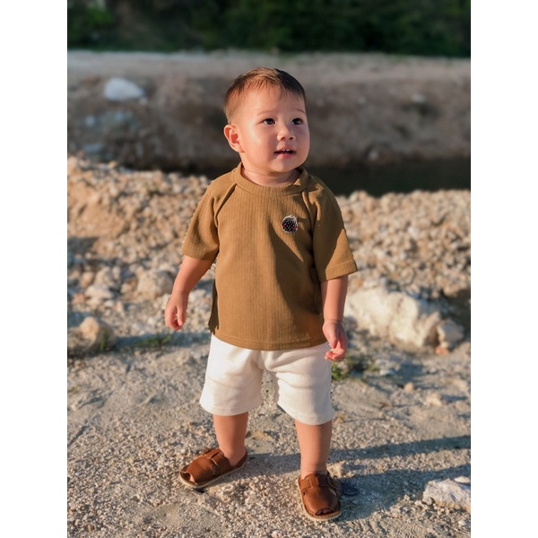 Baju Kaos Polo Shirt Atasan Lengan Pendek Anak Bayi Laki Laki Perempuan 1 2 3 4 5 Tahun Katun Oblong Anak Kaos Nonton-7