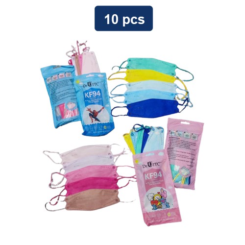 Dr. ITC Masker KF94 Anak Mix Warna Girl 10 pcs