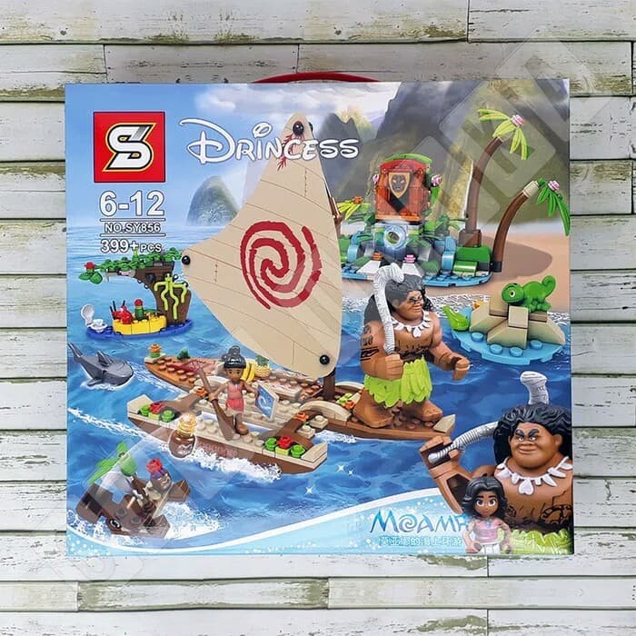 READY Lego Moana Sy856 Mainan Lego Princess Moana Bela Ocean Echanted MURAH
