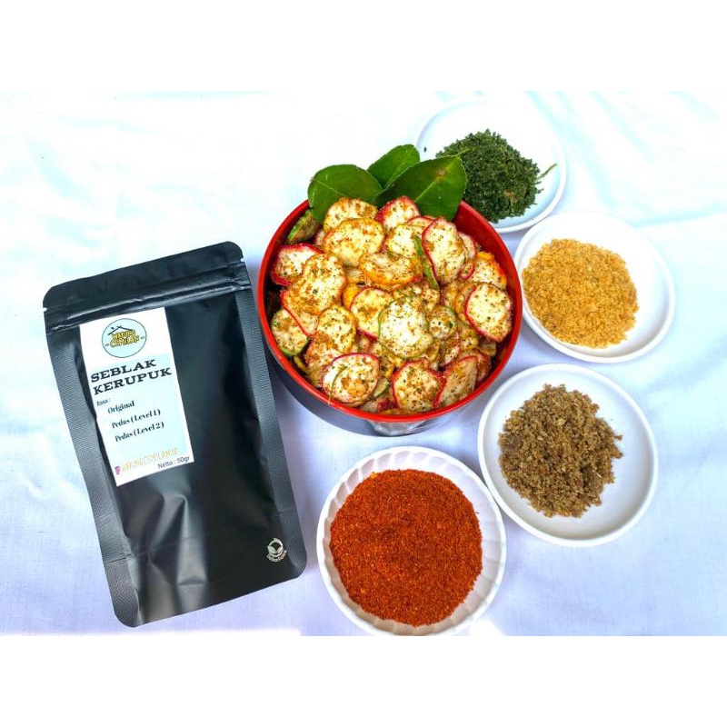 

Kerupuk Seblak (Original & Pedas ) 50Gram, WarungCemilan.ID