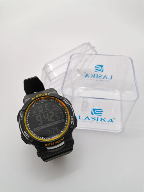 Jam Tangan Lasika 901 Pria Wanita Sporty Digital Anti Air