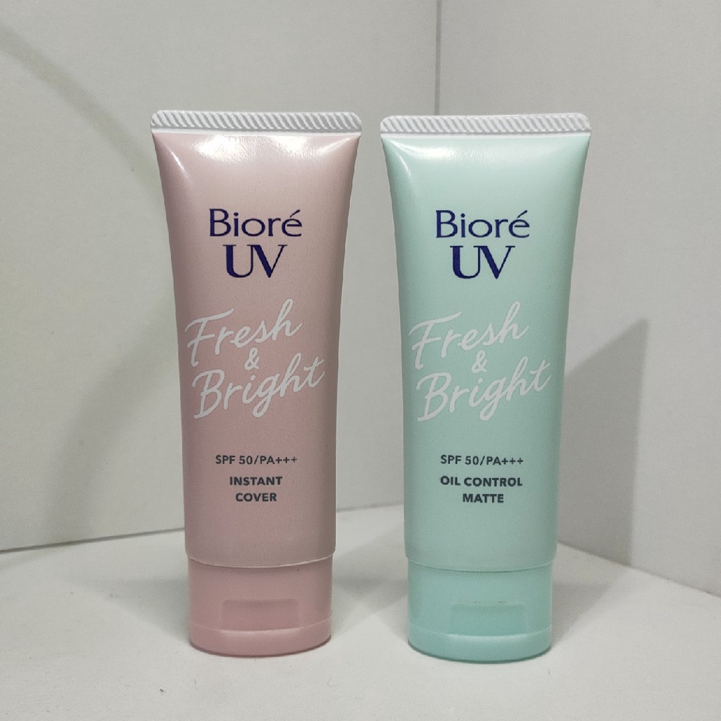 ✿ MADAME ✿BIORE UV FRESH &amp; BRIGHT SUNSCREEN - INSTAN COVER OIL CONTROL SPF50 PA+