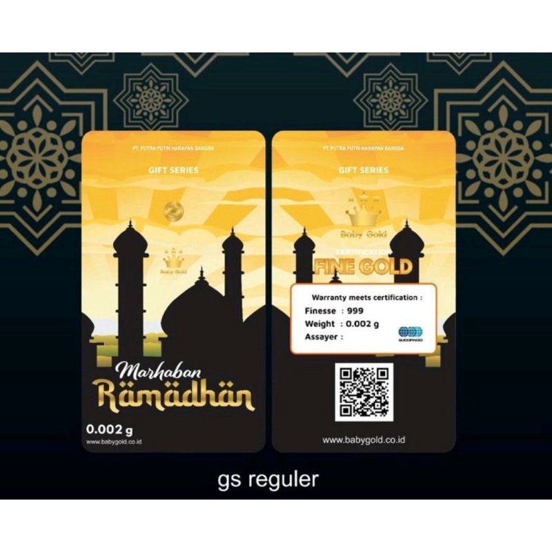 Babygold 0,002 & 0,005 gram,ramadhan idul fitri