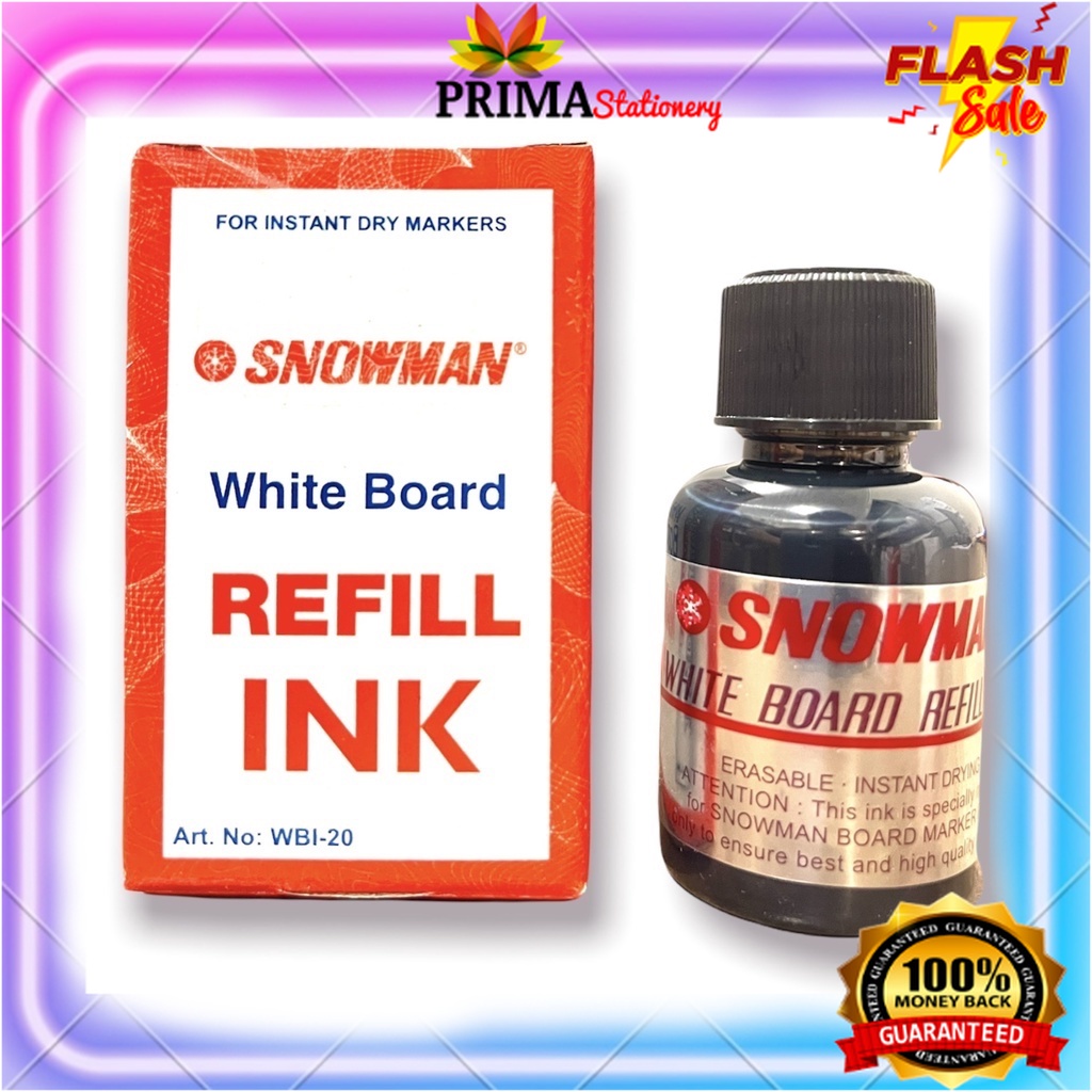 

( PROMO !!! ) Tinta Refill Spidol Snowman Whiteboard WBI-20 / WBI20