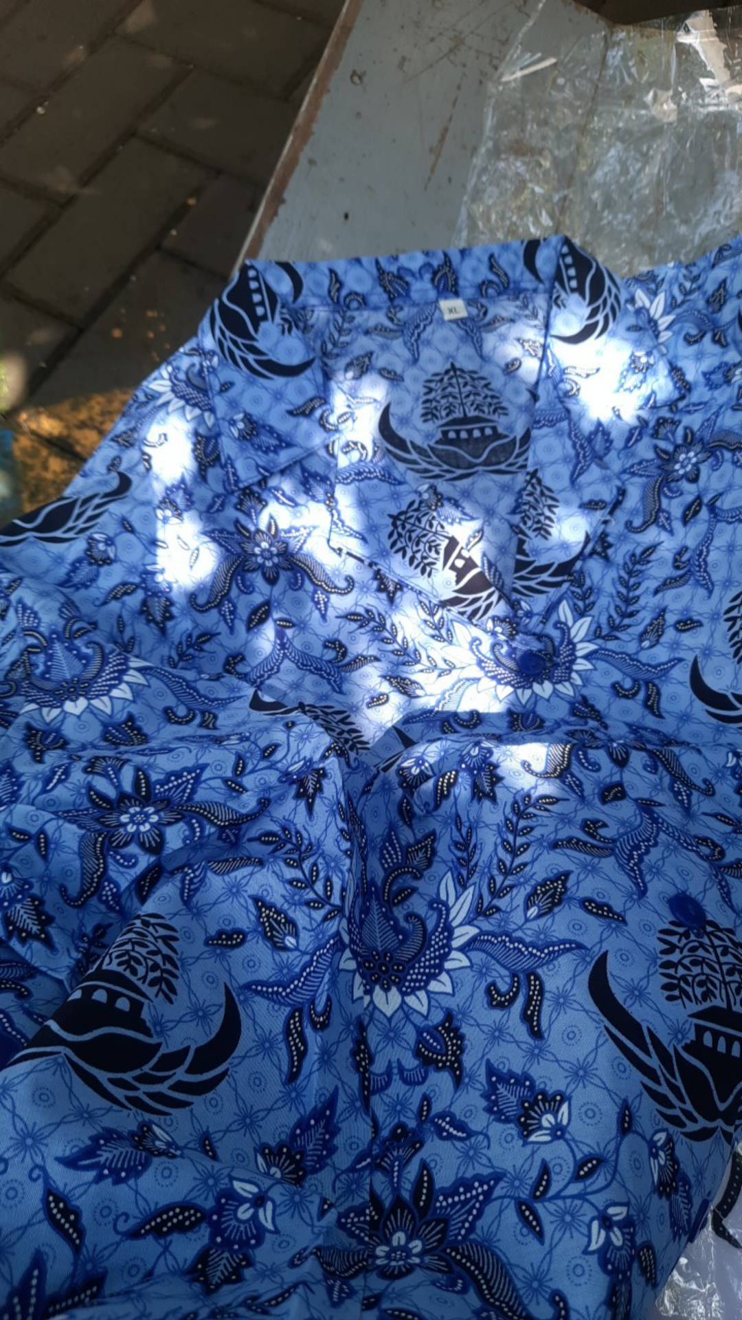 Seragam Batik Korpri Jumbo Lapis Puring Bahan Katun