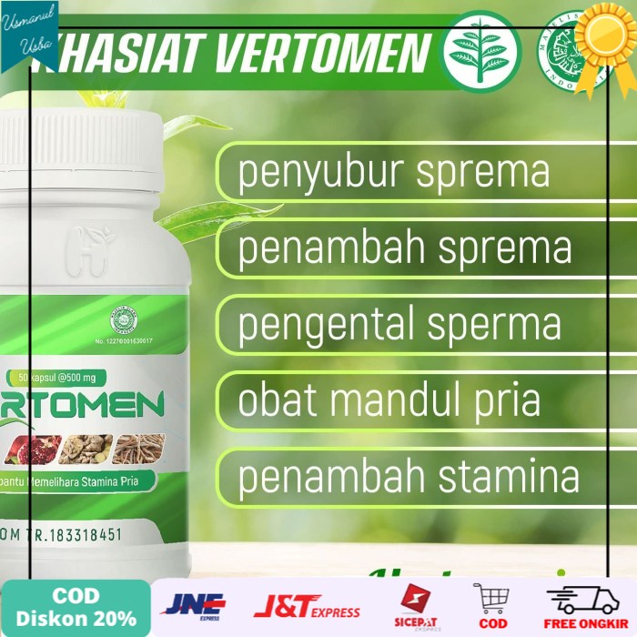

◾COD◾ Obat Penambah Sperma VERTOMEN Kesuburan Pria, Pengental Sperma BPOM