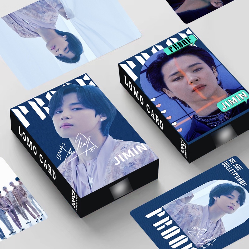 30pcs / box Kartu Lomo Foto BTS Album JIMIN