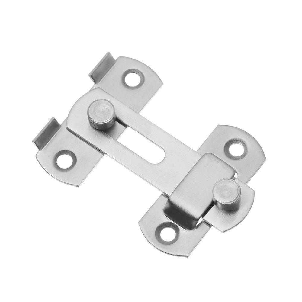 Wonder Hasp Fitting Hardware Sekrup Stainless Steel Silent Gate Buckle Pengaman Kabinet Menangkap
