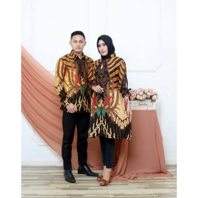 Couple Tunik serut Original Batik Pekalongan
