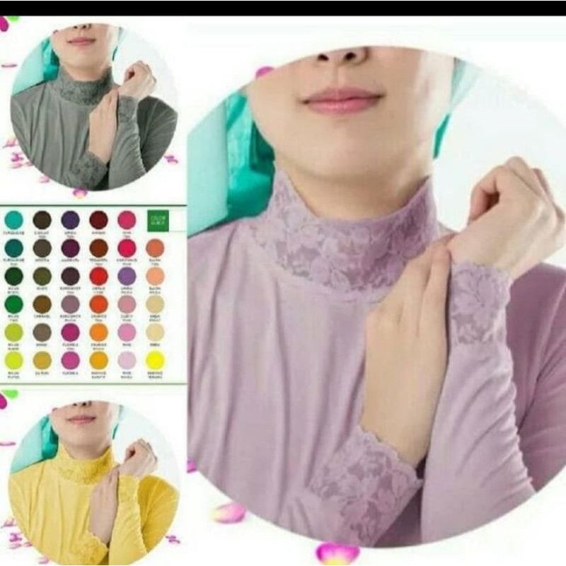Manset Baju Atasan/Dalaman Wanita Renda Bahan Rayon PREMIUM