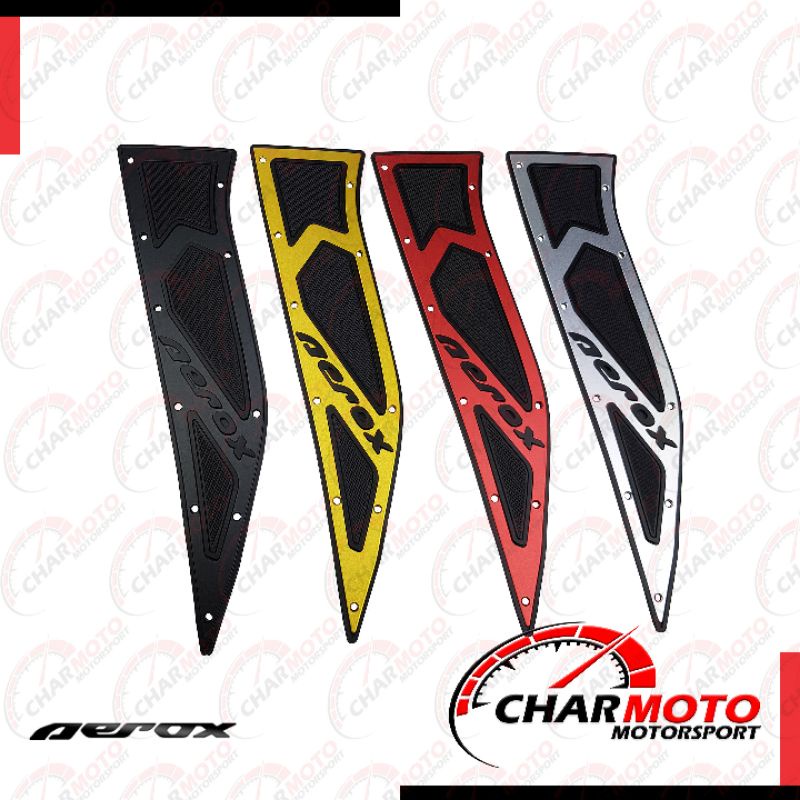 plat Borders Yamaha aerox TST PNP - pijakan kaki aerox TST - Charmoto