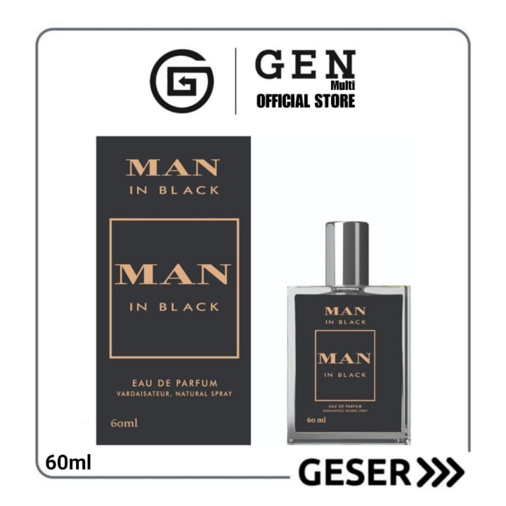 GEN - BPOM Parfum Man In Black 50ml Premium / Parfum Man In Black 50ml Best Seller / Parfum Pria Wangi Tahan Lama