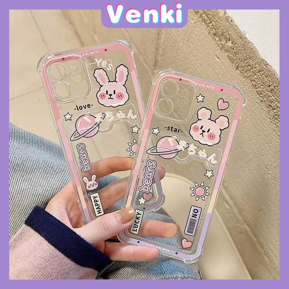 Casing Silikon Iphone 13 Pro Max 12 Pro Max 11 Pro Max 7 Plus Shockproof Motif Planet Beruang Kelinci