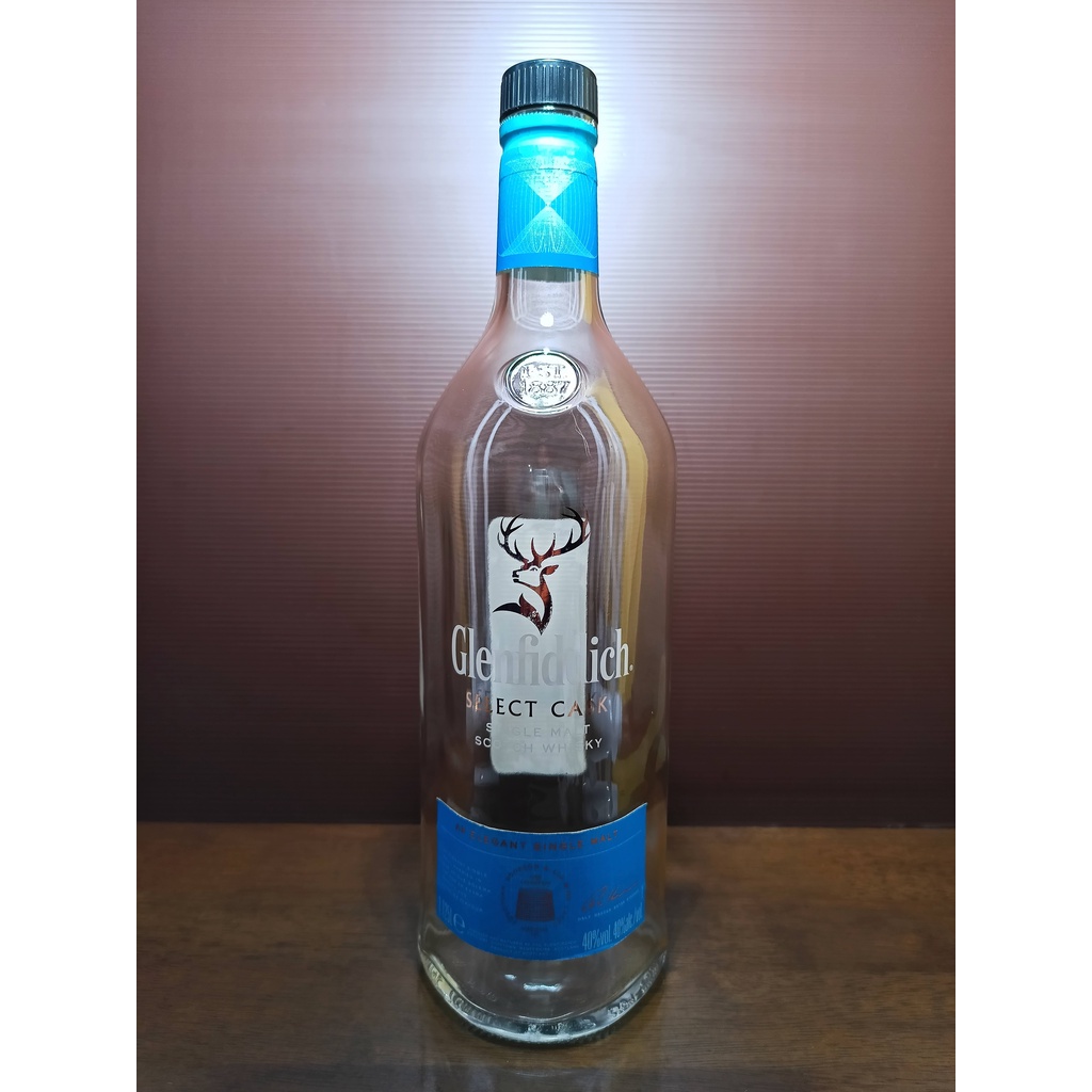 Botol bekas miras Glenfiddich Select Cask 1,125 Liter
