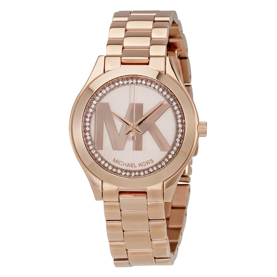 Jam Tangan Wanita MK3549 Stainless Steel Rose Gold