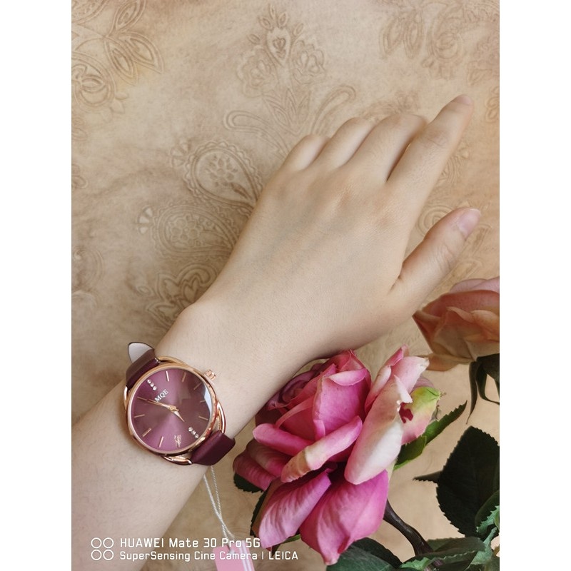 MQE Jam Tangan Wanita Fashion Leather Strap- SB W004