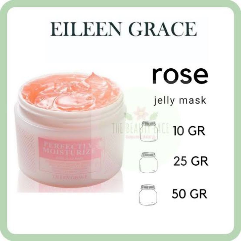 Eileen Grace mask Eileengrace rose jelly and black jelly deep cleansing moisturizer pelembab masker wajah